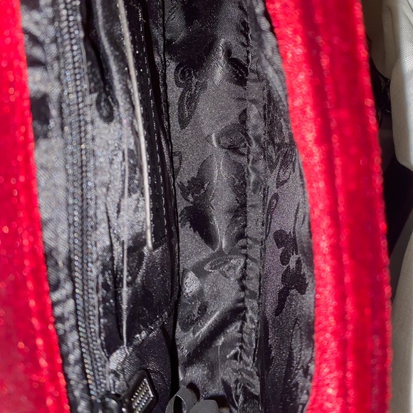 Rebecca Minkoff Love Crossbody Bag Purse in Velvet Red Port & Silver Hardware - Picture 10 of 10